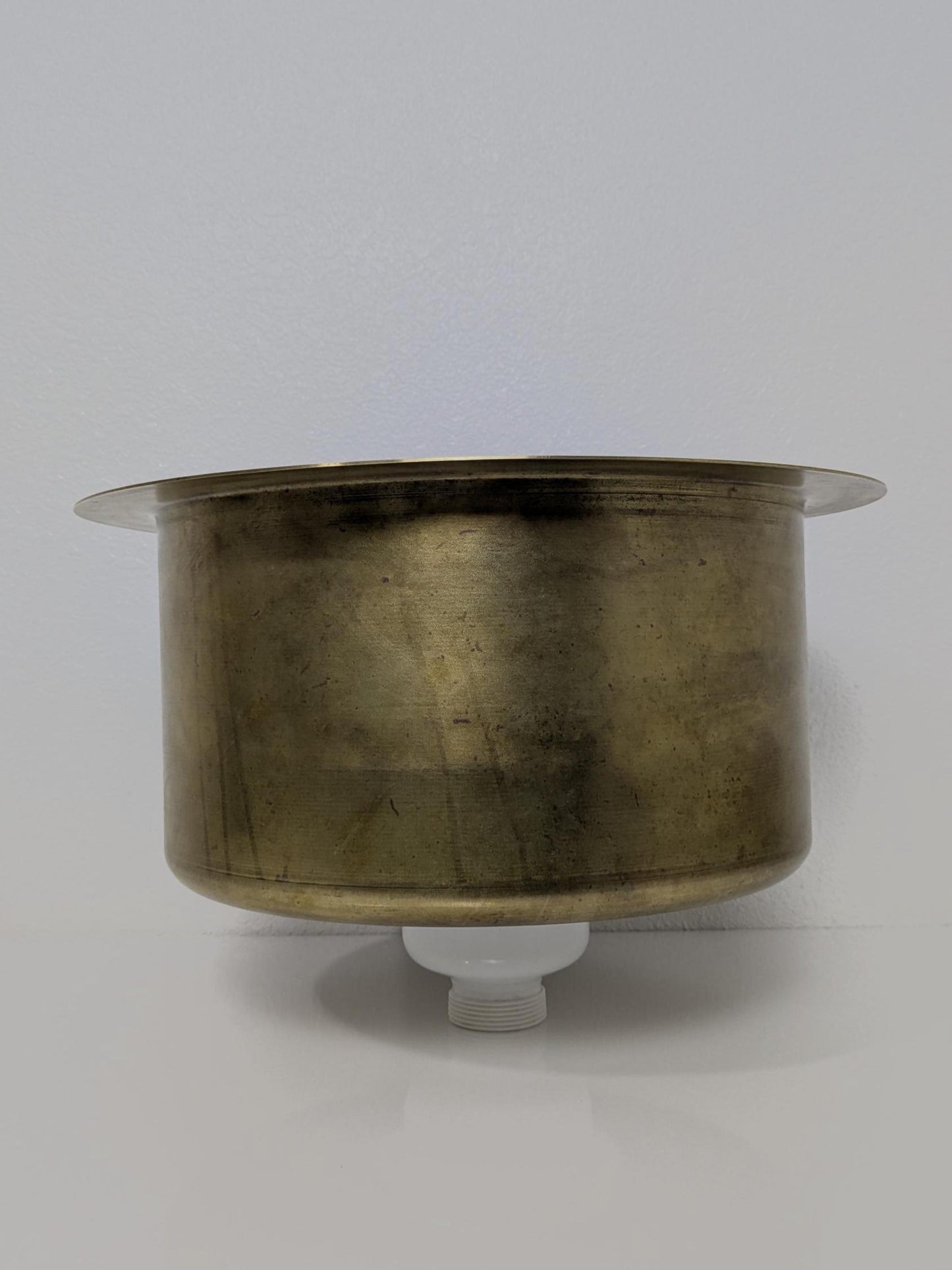 Classic Brass Smooth Finish Round Prep Sink – Vintage Style