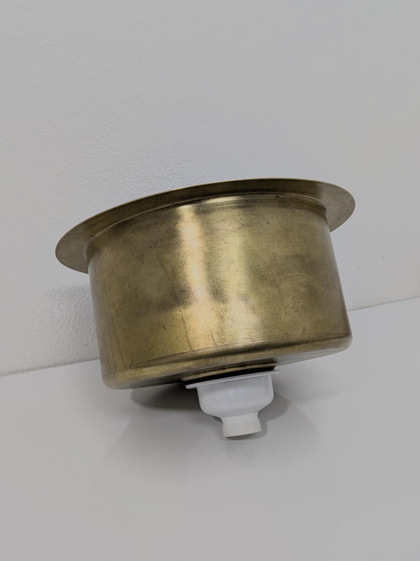 Classic Brass Smooth Finish Round Prep Sink – Vintage Style