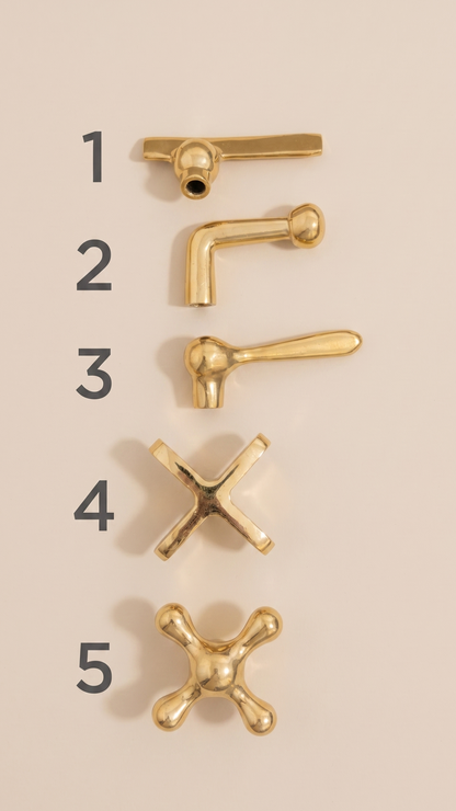 Handmade Brass Bridge Kitchen Faucet With Long Legs And Side Sprayer Faucet