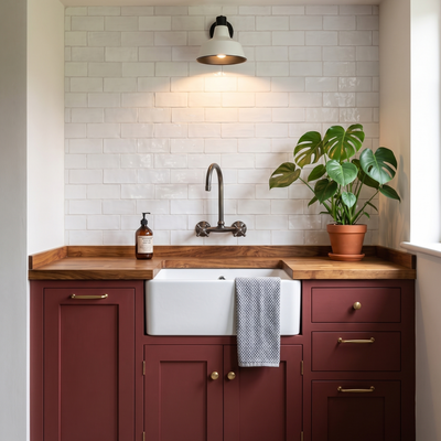 Wall Mount Brass Kitchen Faucet: Oil-Rubbed Finish, Swivel Spout