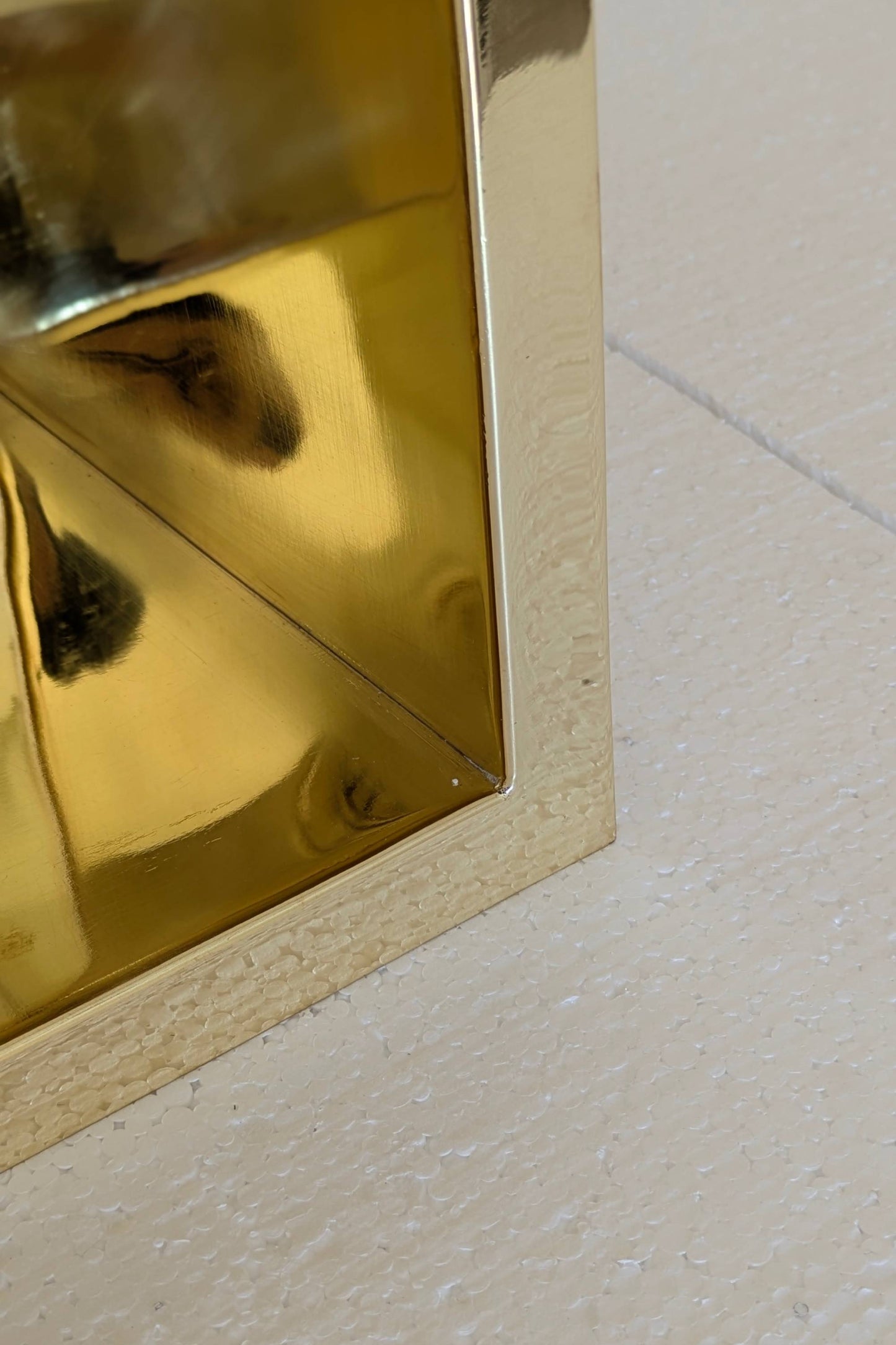 Undermount Single Bowl brass Sink: Rectangular Unlacquered Sink With It Drain Basket.