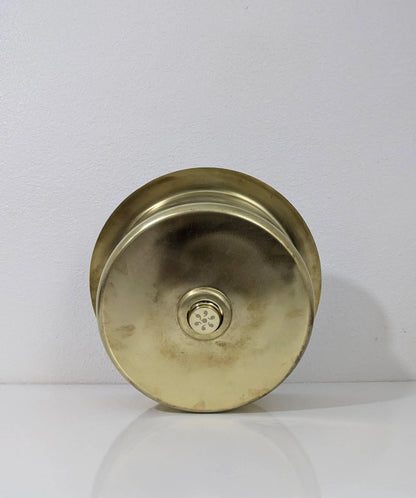 Matte Brass Utility Sink with Minimalist Drain – Brushed Finish