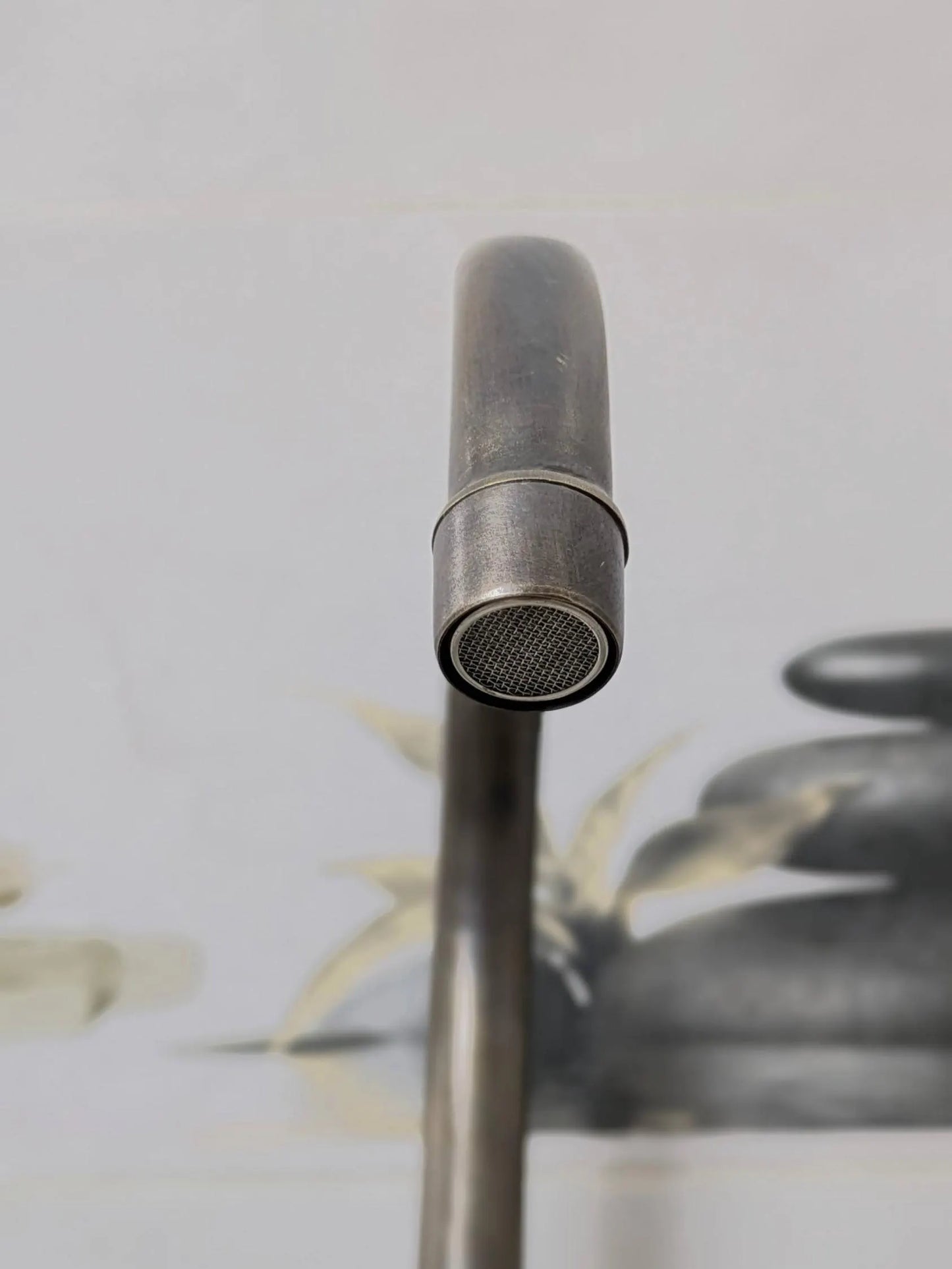 Vintage Brass and Blackened Wall-Mount Faucets